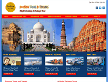 Tablet Screenshot of poonamtour.com